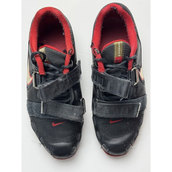 Size 9 - Nike Romaleos 2 Black Varsity Red - Picture 3 of 8